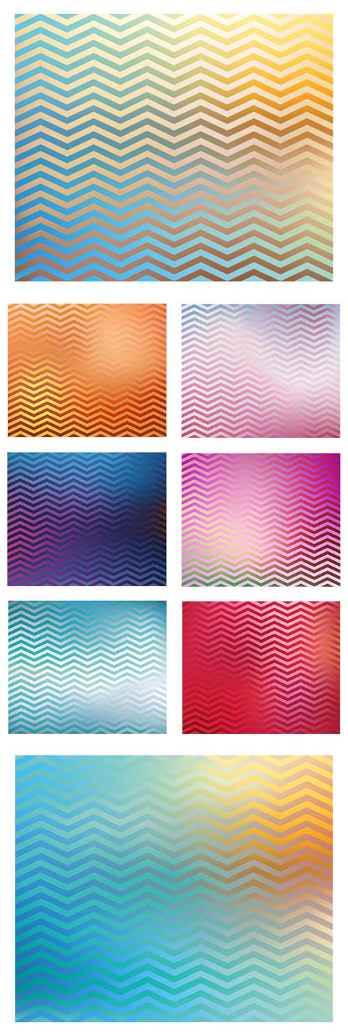 Vector Colored Foulard Backgrounds