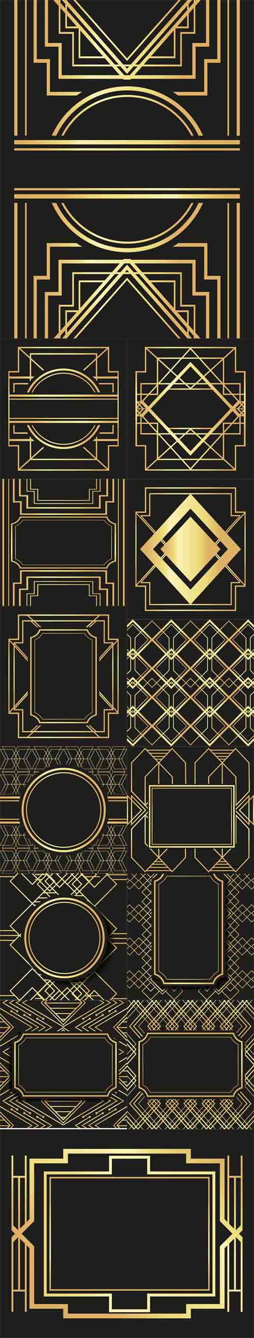 Vector Flat Illustration About Gatsby Backgrounds Design 2