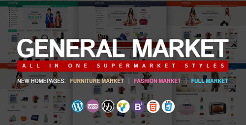 ThemeForest - General Market v1.0.1 - Responsive eCommerce WP Premium Theme - 13716438