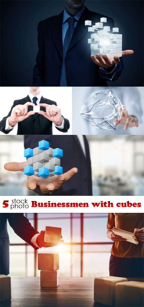 Photos - Businessmen with cubes
