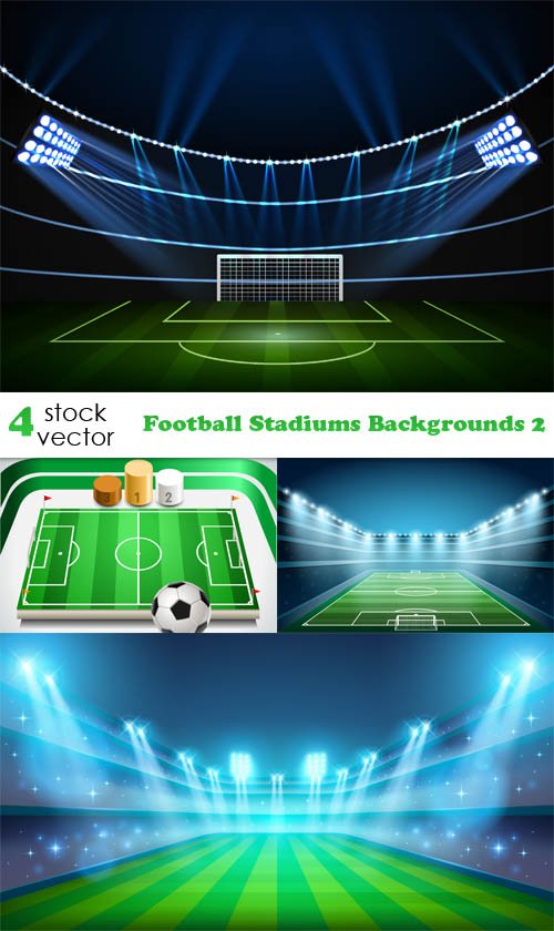 Vectors - Football Stadiums Backgrounds 2