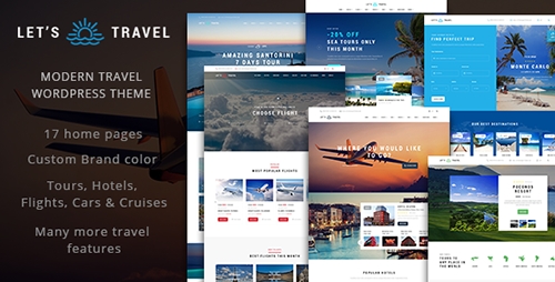 ThemeForest - Let's Travel v1.0.3 - Complete Travel Booking Theme - 14574199