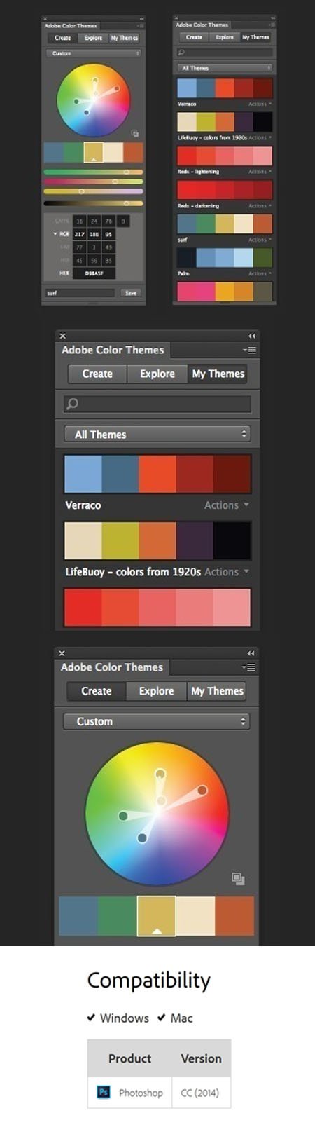 Adobe Color CC Panel 1.0.2 Plugin for Photoshop