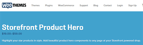 WooThemes - Storefront Product Hero v1.2.5