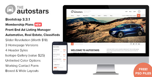 ThemeForest - Auto Stars v1.7.1 - Car Dealership & Listings WP Theme - 11560490