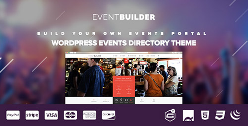 ThemeForest - EventBuilder v1.0.8 - WordPress Events Directory Theme - 11715889