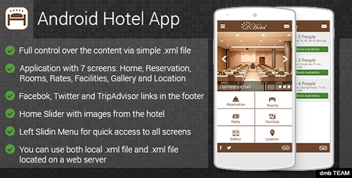 CodeCanyon - Android Hotel App v1.2 - 7219687