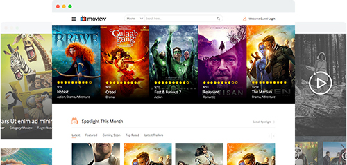 JoomShaper - Moview v1.3 - Movie Database & Review Joomla 3.x Template