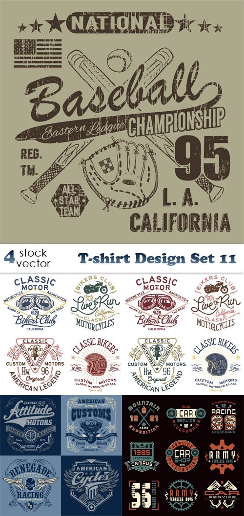 Vectors - T-shirt Design Set 11