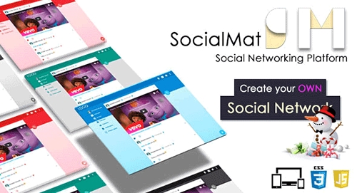 CodeCanyon - Social Networking Platform - SocialMat v1.6.2 - 11734904