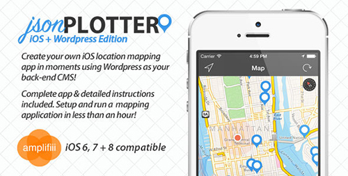 CodeCanyon - jsonPlotter v2.0 - Complete iOS Mapping Application - 12343549