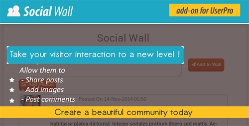 CodeCanyon - Social Wall Addon for UserPro v3.6 - 9553858