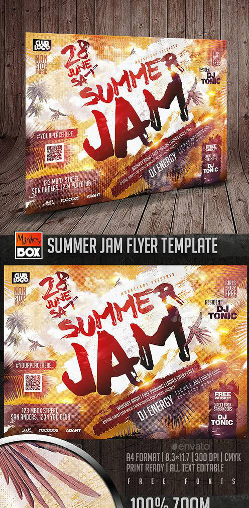 Summer Jam Flyer Template 16393649