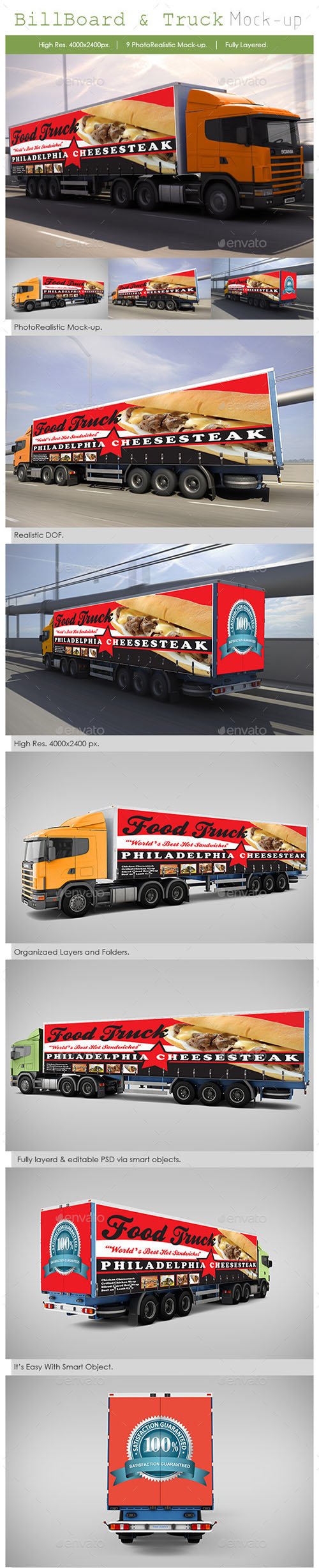 Billboard and Truck Mock-Up - Graphicriver 5310583