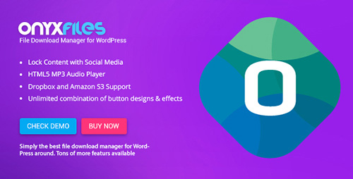 CodeCanyon - Onyx Files v2.0 - File Download Manager for WordPress - 9409350