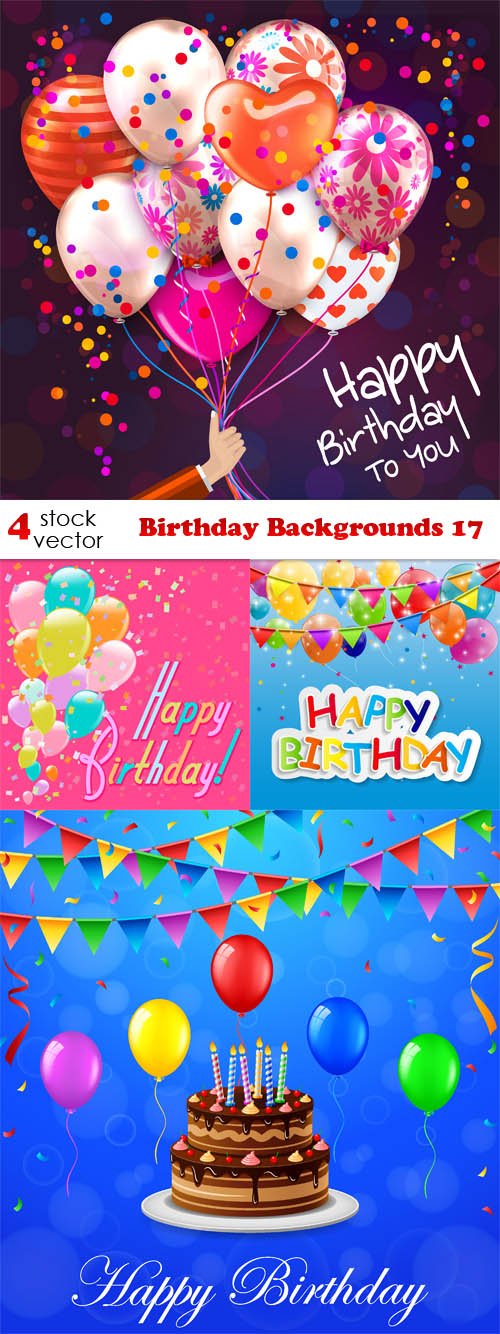 Vectors - Birthday Backgrounds 17
