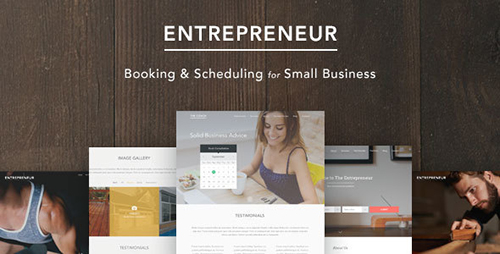 ThemeForest - Entrepreneur v1.1.5 - Booking for Small Businesses - 10761703