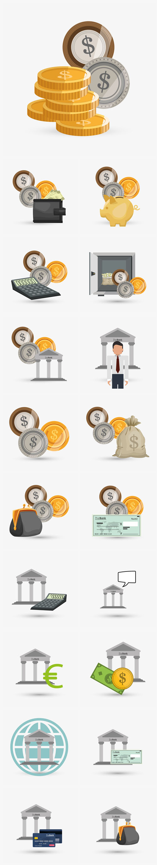 Vector Money Design Financial Item Icon 2