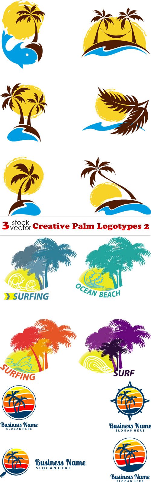 Vectors - Creative Palm Logotypes 2