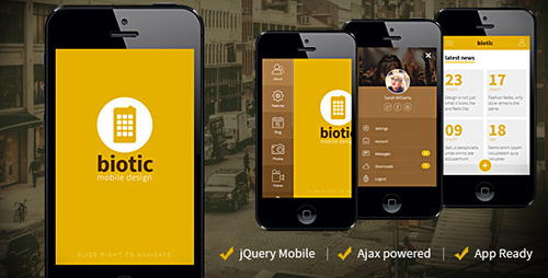 ThemeForest - Biotic v1.1 - Mobile and Tablet Creative Template - 11810503