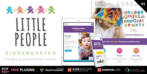 ThemeForest - Little People v1.1.3 - Kindergarten WordPress Theme for PreScool and infants, nurseries and play school - 11494908