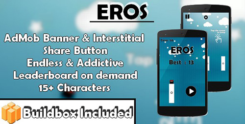 CodeCanyon - Eros v1.0 - iOS xCode & Buildbox Game Template - 16540241