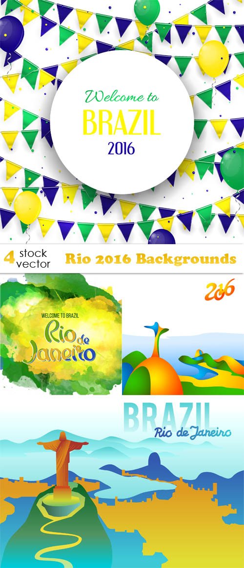 Vectors - Rio 2016 Backgrounds