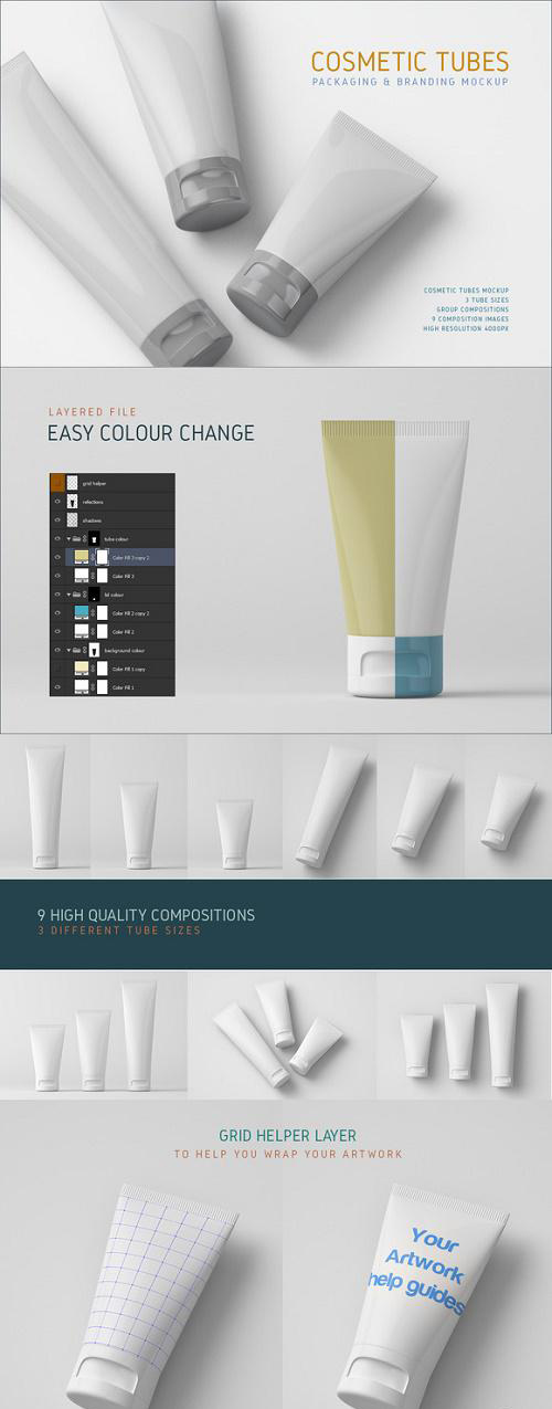 Cosmetic Tubes Mock-up 836768