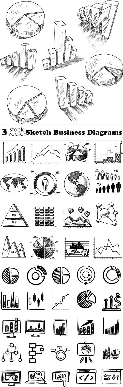 Vectors - Sketch Business Diagrams