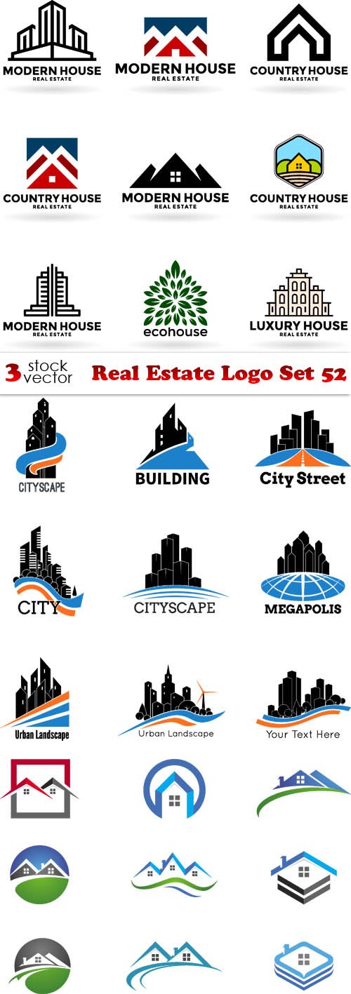 Vectors - Real Estate Logo Set 52