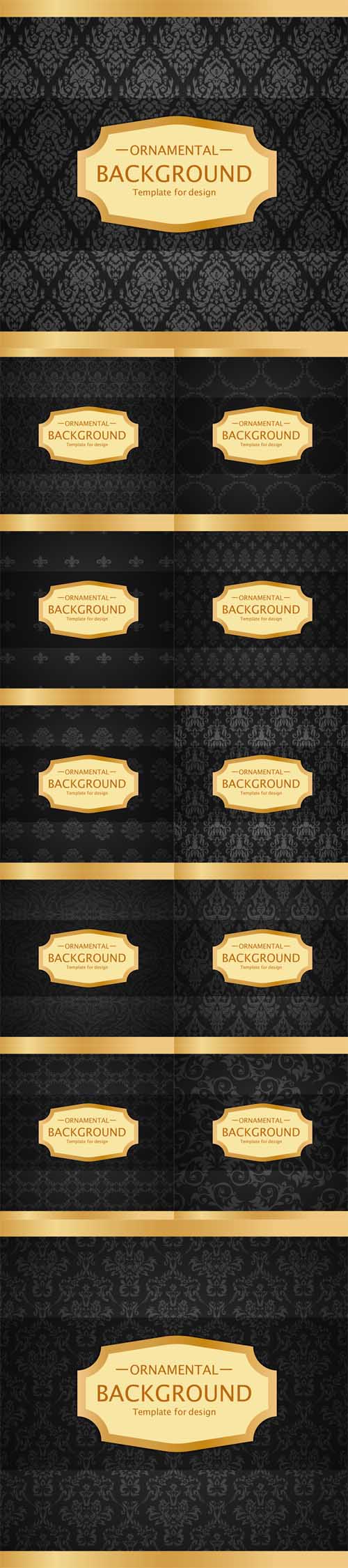 Vector Luxury Vintage Background. Perfect as Invitation or Announcement