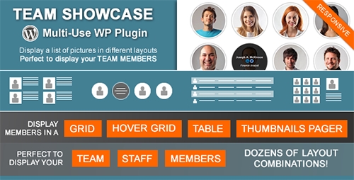 CodeCanyon - Team Showcase v1.7.5 - Wordpress Plugin - 4936368