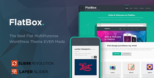 ThemeForest - FlatBox v1.0 - Flat Multipurpose WordPress Theme - 5600020