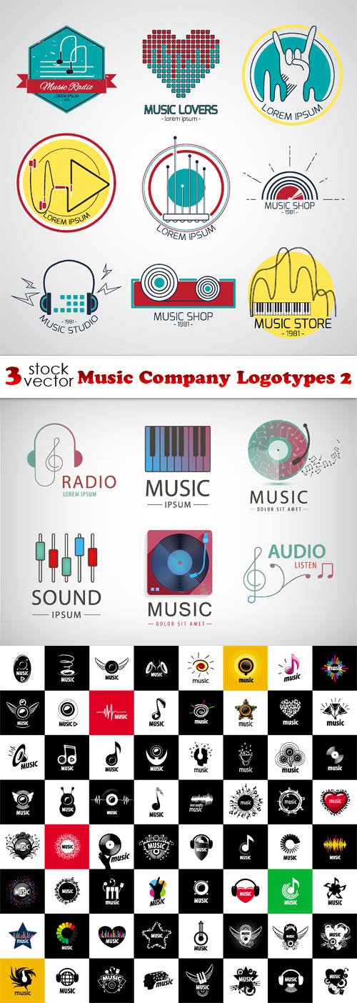 Vectors - Music Company Logotypes 2