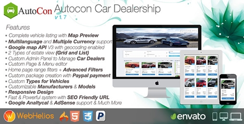 CodeCanyon - Autocon Car Dealership v1.7.0 - 12906703