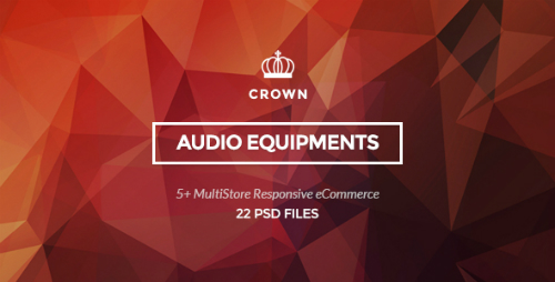 Crown - Audio Equipments PSD Template 16286747