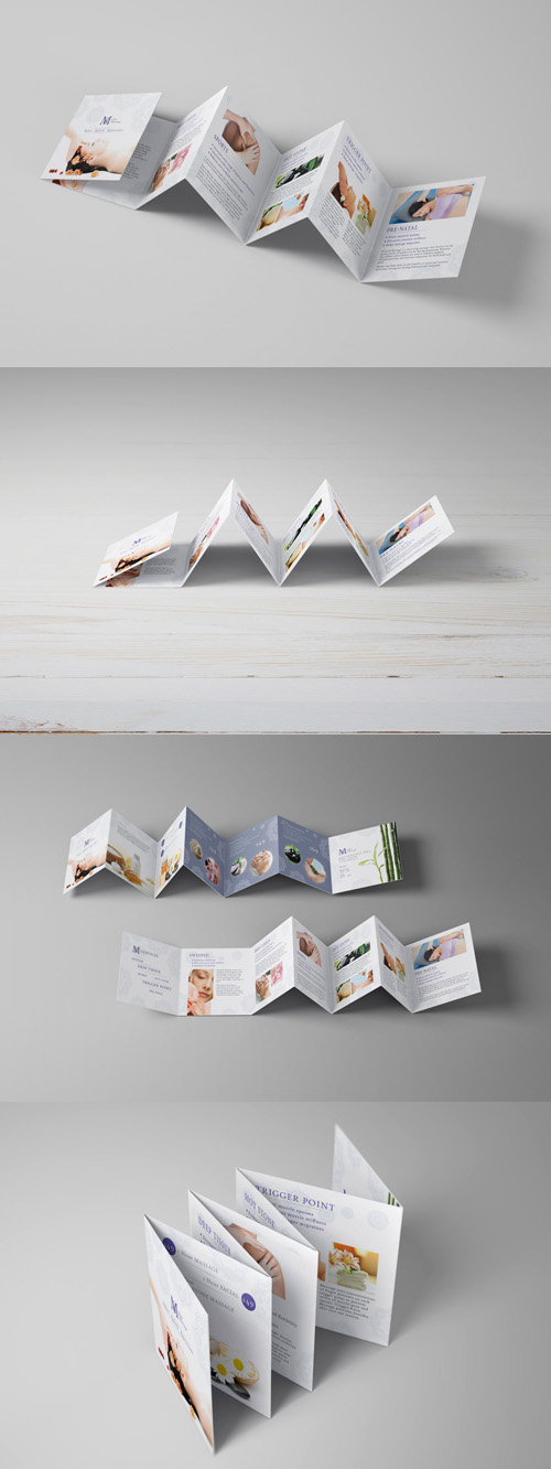 Square Mini Brochure Seven Panel Mockups 01