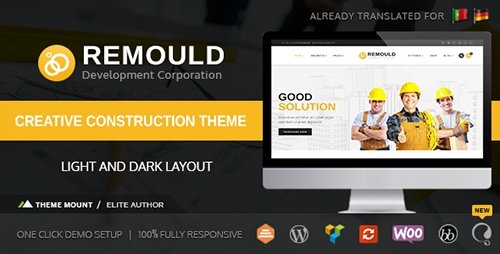 ThemeForest - Remould v5.0 - Construction & Building WordPress Theme - 12321094