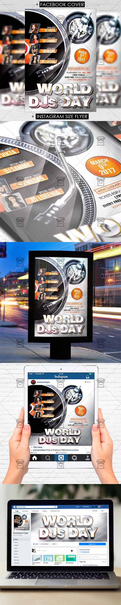 Flyer Template - World DJS Day Vol 2