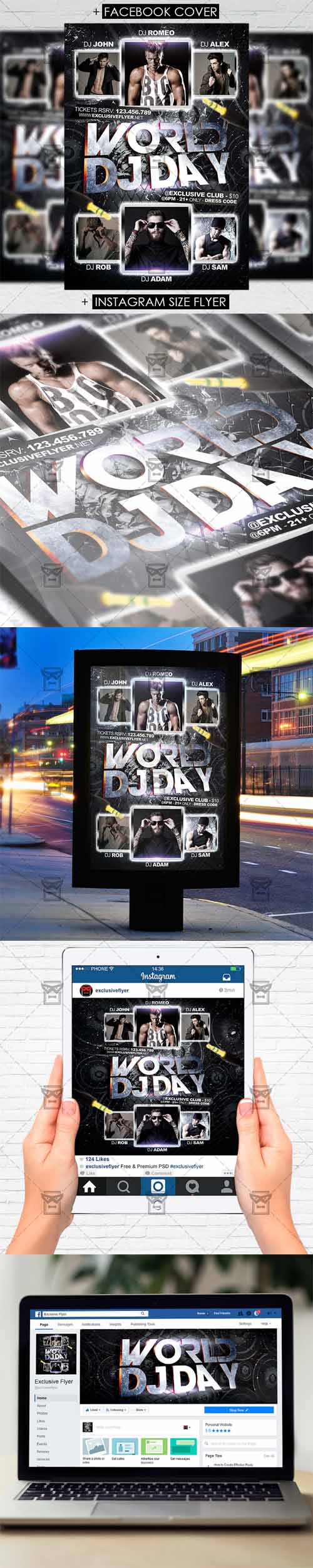 Flyer Template - World DJ Day