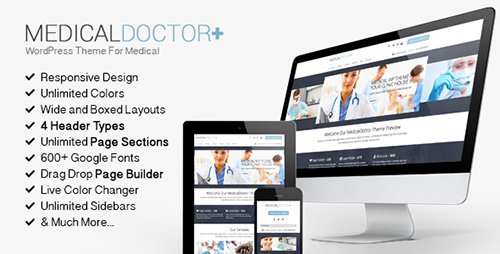 ThemeForest - MedicalDoctor v4.2 - WordPress Theme For Medical - 5390456
