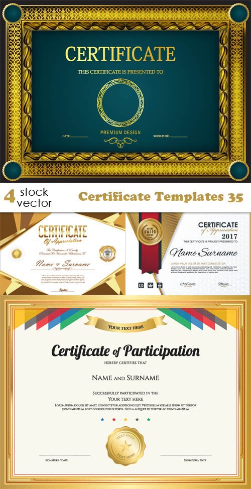 Vectors - Certificate Templates 35