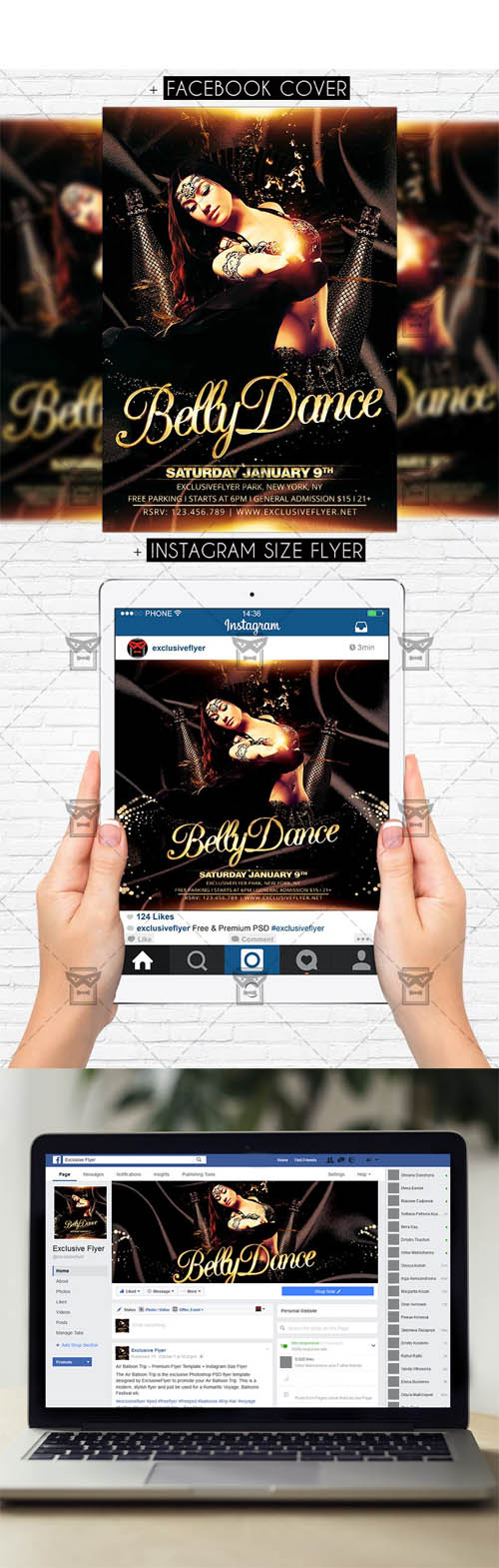 Flyer Template - Belly Dance Party