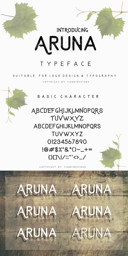 Aruna Typeface