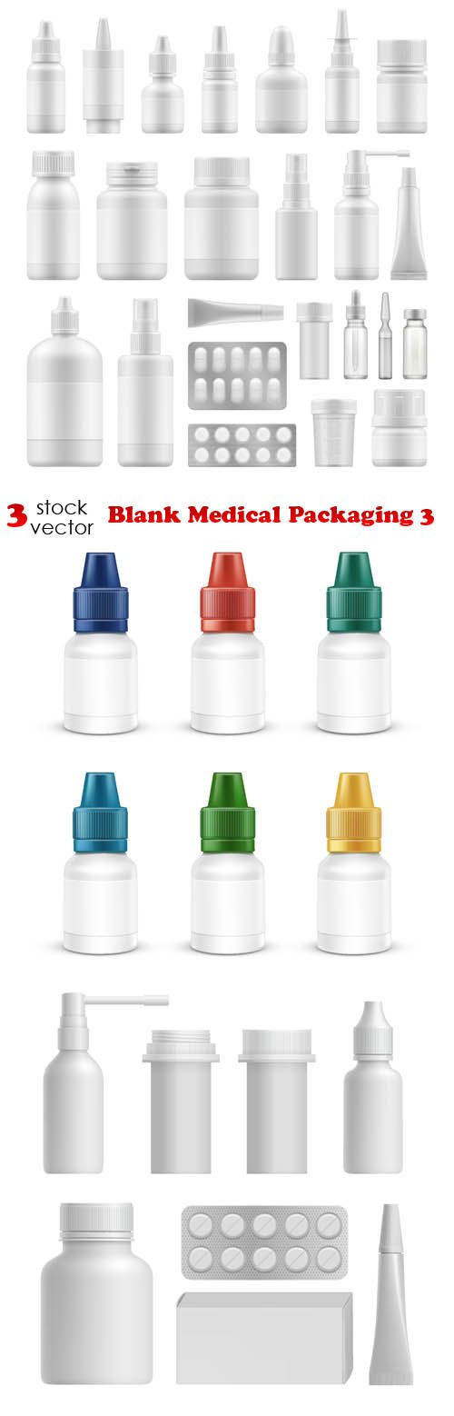 Vectors - Blank Medical Packaging 3