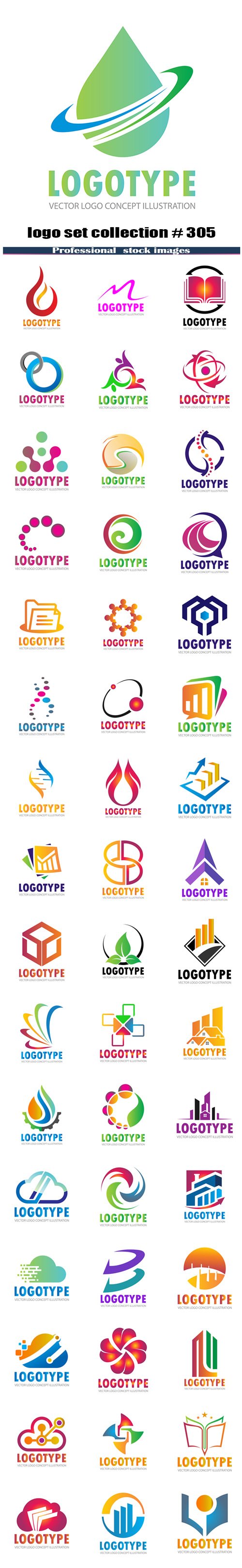 logo set collection # 305