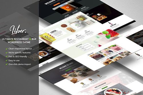 Liber v1.0 - Restaurant/Bar WordPress Theme - CM 1278216