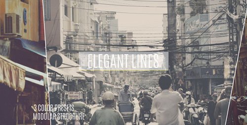 Elegant Lines Slideshow 12095766 - Project for After Effects (Videohive)