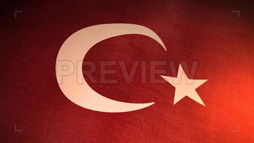 Realistic Turkish Flag
