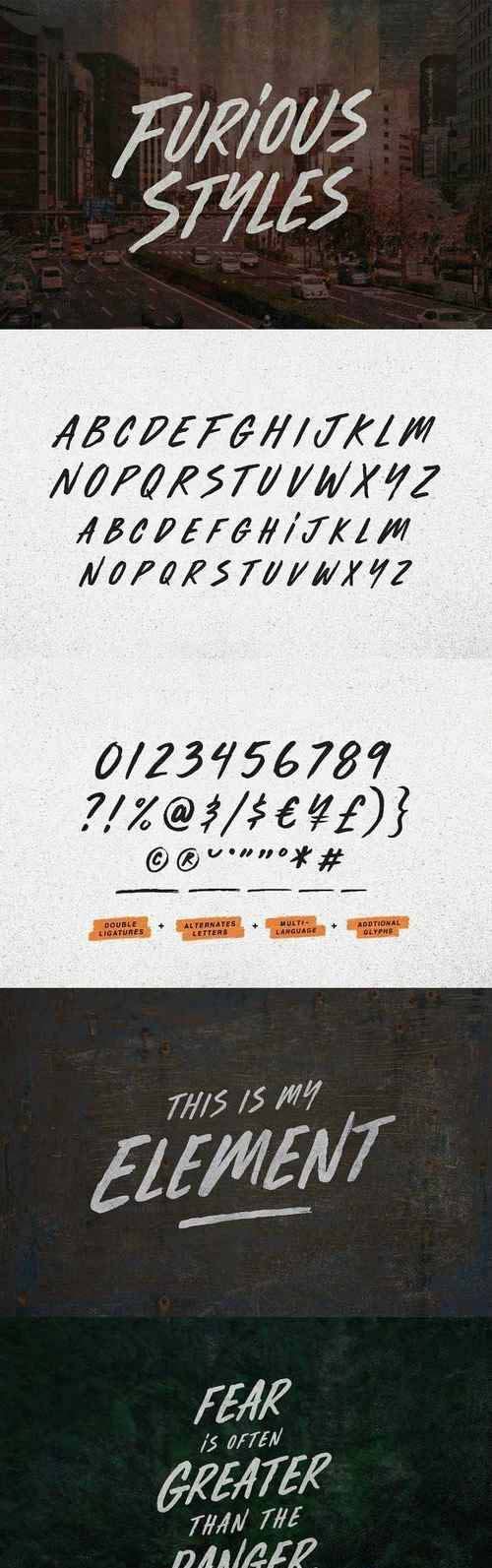 Furious Styles Font 1492449